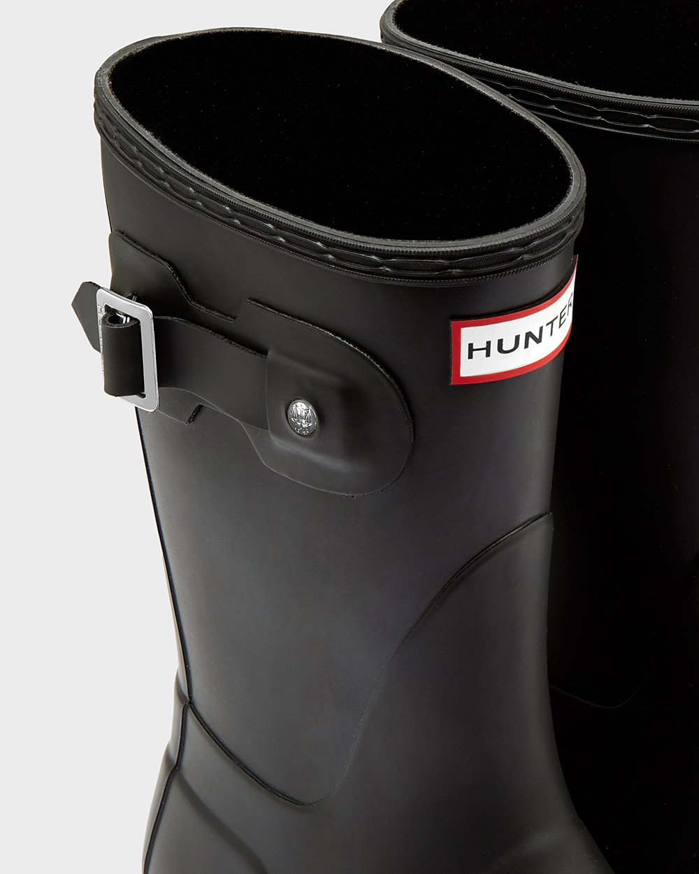 Womens Hunter Short Rain Boots Black - Original - 8375219-AZ